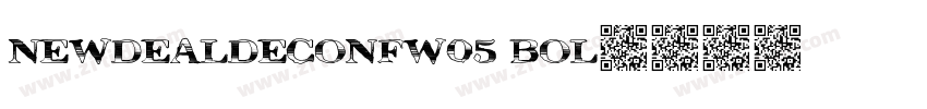 NewDealDecoNFW05 Bol字体转换